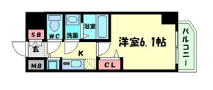 アクアプレイス天王寺Ⅱの物件間取画像